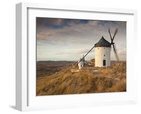 Spain, Castile-La Mancha Region, Toledo Province, La Mancha Area, Consuegra, Antique La Mancha Wind-Walter Bibikow-Framed Photographic Print