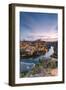 Spain, Castile?La Mancha, Toledo. City and River Tagus at Sunrise, High Angle View-Matteo Colombo-Framed Photographic Print