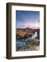 Spain, Castile?La Mancha, Toledo. City and River Tagus at Sunrise, High Angle View-Matteo Colombo-Framed Photographic Print