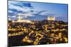 Spain, Castile–La Mancha, Toledo. City with the Cathedral and the Alcazar at Dusk-Matteo Colombo-Mounted Photographic Print