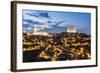 Spain, Castile–La Mancha, Toledo. City with the Cathedral and the Alcazar at Dusk-Matteo Colombo-Framed Photographic Print