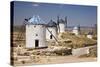 Spain, Castile-La Mancha, Toledo, Consuegra. La Mancha windmills.-Julie Eggers-Stretched Canvas