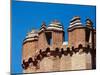 Spain, Castile-Leon, Coca Castle,15th Century, Mudejar Style, Battlements-null-Mounted Giclee Print