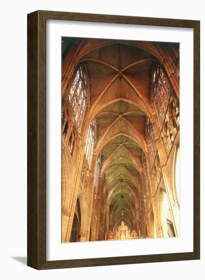 Spain, Castilla Y Leon, Leon Cathedral-null-Framed Giclee Print