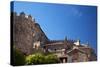 Spain, Castilla y Leon Region, Avila. Avila Cathedral detail.-Julie Eggers-Stretched Canvas