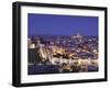 Spain, Castilla Y Leon Region, Avila Province, Avila, Las Murallas, Town Walls, Elevated View-Walter Bibikow-Framed Photographic Print