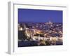 Spain, Castilla Y Leon Region, Avila Province, Avila, Las Murallas, Town Walls, Elevated View-Walter Bibikow-Framed Photographic Print