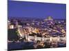 Spain, Castilla Y Leon Region, Avila Province, Avila, Las Murallas, Town Walls, Elevated View-Walter Bibikow-Mounted Photographic Print