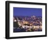 Spain, Castilla Y Leon Region, Avila Province, Avila, Las Murallas, Town Walls, Elevated View-Walter Bibikow-Framed Photographic Print