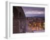 Spain, Castilla Y Leon Region, Segovia Province, Segovia, Town View over Plaza Azoguejo with El Acu-Walter Bibikow-Framed Photographic Print