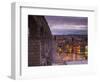 Spain, Castilla Y Leon Region, Segovia Province, Segovia, Town View over Plaza Azoguejo with El Acu-Walter Bibikow-Framed Photographic Print