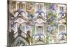 Spain, Catalonia, Barcelona. Casa Batllo, Exterior View at Dusk-Matteo Colombo-Mounted Photographic Print