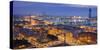 Spain, Catalonia, Barcelona, City View, Dusk-Rainer Mirau-Stretched Canvas