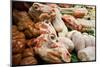 Spain, Catalonia, Barcelona, Market La Boqueria, Meat Section, Fresh Meat-Rainer Mirau-Mounted Photographic Print