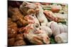 Spain, Catalonia, Barcelona, Market La Boqueria, Meat Section, Fresh Meat-Rainer Mirau-Mounted Photographic Print