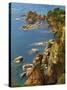 Spain, Catalonia, Costa Brava, Tossa De Mar, Overview of Bay-Shaun Egan-Stretched Canvas