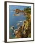 Spain, Catalonia, Costa Brava, Tossa De Mar, Overview of Bay-Shaun Egan-Framed Photographic Print