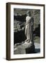 Spain, Catalonia, La Escala, Greek Ampurias, Statue of Asclepius-null-Framed Giclee Print