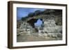 Spain, Catalonia, La Escala, Roman Ampurias, City Walls-null-Framed Giclee Print