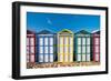 Spain, Costa Brava, Beach Huts-Peter Adams-Framed Photographic Print