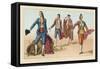 Spain Costume-French School-Framed Stretched Canvas