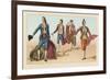 Spain Costume-French School-Framed Giclee Print