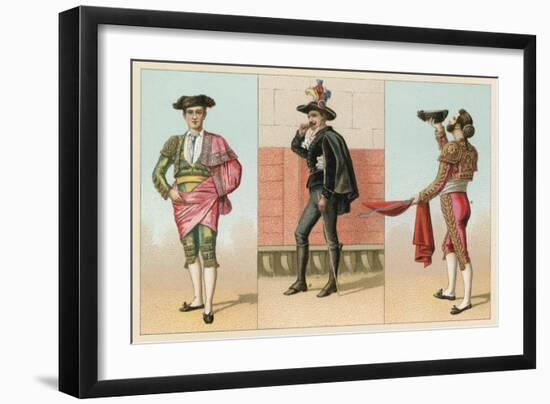 Spain Costume-French School-Framed Giclee Print