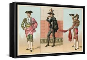 Spain Costume-French School-Framed Stretched Canvas