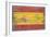 Spain Country Flag - Barnwood Painting-Lantern Press-Framed Art Print