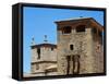 Spain, Extremadura, Caceres, the Palace Golfines De Abajo, Tower-null-Framed Stretched Canvas