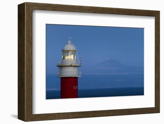 Spain, Faro Punta De San Cristobal Lighthouse-Walter Bibikow-Framed Photographic Print