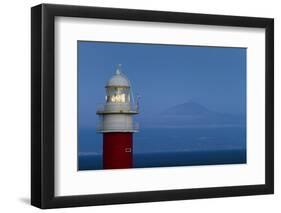 Spain, Faro Punta De San Cristobal Lighthouse-Walter Bibikow-Framed Photographic Print