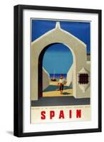 Spain Fisherman-null-Framed Giclee Print