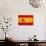 Spain Flag Design with Wood Patterning - Flags of the World Series-Philippe Hugonnard-Art Print displayed on a wall