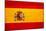 Spain Flag Design with Wood Patterning - Flags of the World Series-Philippe Hugonnard-Mounted Art Print