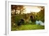 Spain, Galicia, an Old Bridge on the Camino Di Santiago-Ken Scicluna-Framed Photographic Print