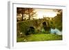 Spain, Galicia, an Old Bridge on the Camino Di Santiago-Ken Scicluna-Framed Photographic Print