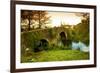 Spain, Galicia, an Old Bridge on the Camino Di Santiago-Ken Scicluna-Framed Photographic Print