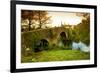 Spain, Galicia, an Old Bridge on the Camino Di Santiago-Ken Scicluna-Framed Photographic Print