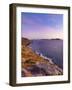 Spain, Galicia, Cangas, Yacht Sailing in Sea at Dusk-Shaun Egan-Framed Photographic Print