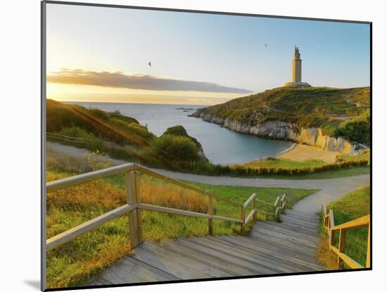 Spain, Galicia, La Coruna, Torre De Hercules-Shaun Egan-Mounted Photographic Print