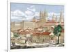 Spain. Galicia. Santiago De Compostela. Engraving-null-Framed Giclee Print