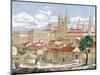 Spain. Galicia. Santiago De Compostela. Engraving-null-Mounted Giclee Print