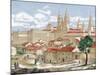 Spain. Galicia. Santiago De Compostela. Engraving-null-Mounted Giclee Print