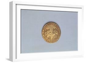 Spain, Gold Coin with Ferdinand and Isabella, Recto-null-Framed Giclee Print