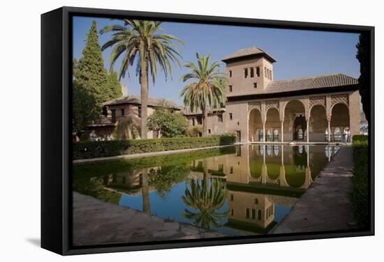 Spain, Granada, Alhambra, the Partal-null-Framed Stretched Canvas