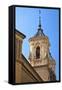 Spain, Granada. Bell tower of the Church of San Justo y Pastor.-Julie Eggers-Framed Stretched Canvas