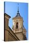 Spain, Granada. Bell tower of the Church of San Justo y Pastor.-Julie Eggers-Stretched Canvas