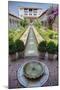 Spain, Granada. Patio de la Acequia at Generalife garden.-Julie Eggers-Mounted Photographic Print