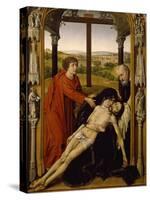 Spain, Granada, Royal Chapel of Cathedral, Pieta-Rogier van der Weyden-Stretched Canvas